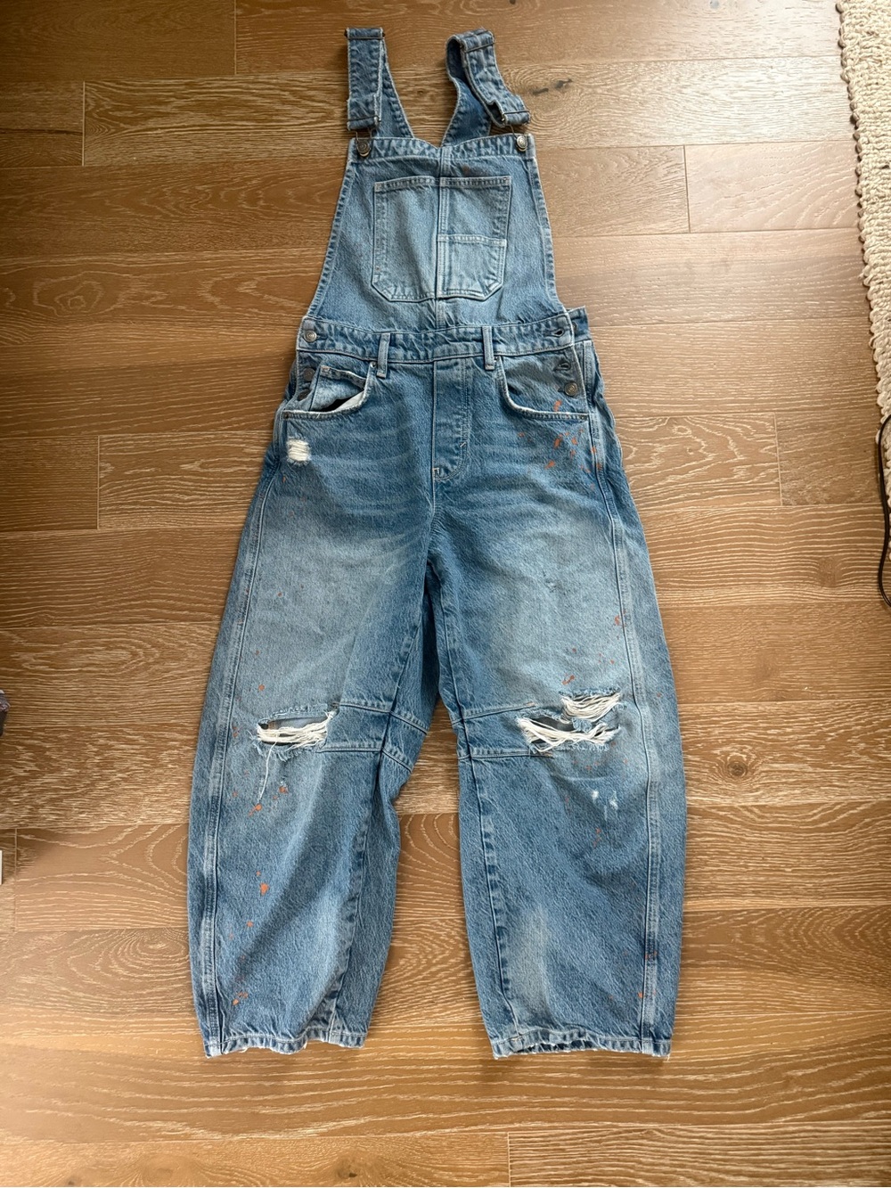 We The Free good luck barrel overalls distant oceans size small